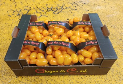 Foto Pomodoro Datterino Giallo Origine Italia Marchio Giugno e Co. 1